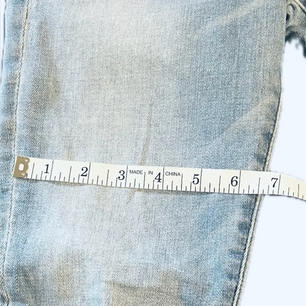 Abercrombie & Fitch Light Blue Denim Jeans Harper low rise super skinny size 26